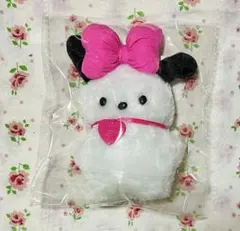 ポチャッコぬいぐるみキーホルダーピンク