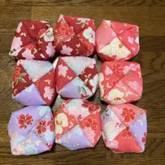 和柄 お手玉 10個 知育玩具 リハビリ 赤 ピンク - メルカリ
