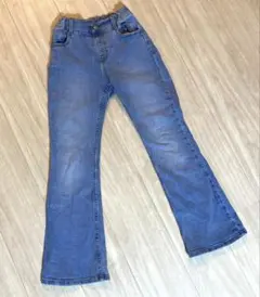 GUキッズフレアデニム　140cm