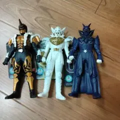 仮面ライダー電王　ライダーイマジンシリーズ　ソフビフィギュア　3体セットのサムネイル
