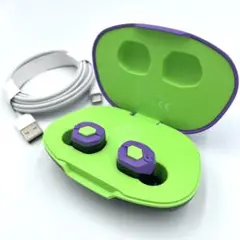 ✨極美品✨ ワイヤレスイヤホン FINAL エヴァンゲリオン 初号機 充電器新品 エヴァンゲリオン×final 完全ワイヤレスイヤホン｜final