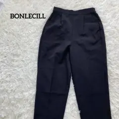 BONLECILL黒 イージーパンツ ゴムウエスト