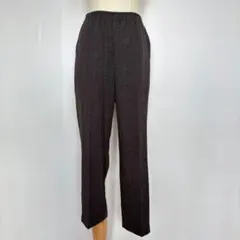 イージーストレッチパンツ（M）グレーブラウン系