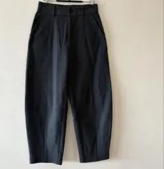 GU ジーユー　ブラッシュドジャージーコクーンパンツ M 起毛素材　スラックス