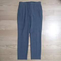 ザラ クロップドパンツ チェック XS センタープレス オフィス きれいめのサムネイル