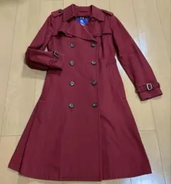【美品】迅速発送⭐️バーバリーブルーレーベル　38　トレンチ　赤　お値下げ中❗️