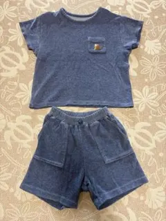 UNIQLO エアリズムパイルクルーネックT・ズボン