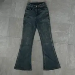 ひ*み様 GRL フレアパンツ　デニムフレアパンツ　デニムパンツ