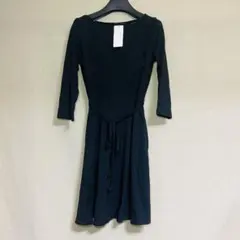 新品　UNIQLO ユニクロ　ブラックワンピース　Lサイズ
