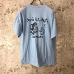 CANSEGAL半袖刺繍Tシャツ USA製VAILフェードブルーXL90s当時物 - メルカリ
