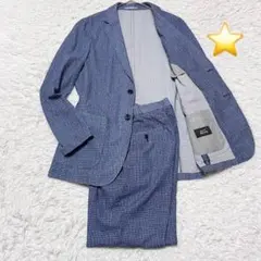 AOKI Pajama SUITS 上下セット トリコットサッカー ネイビー