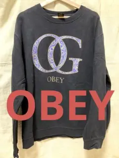 OBEY ブラック　スウェット