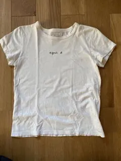 agnès b. ホワイト Tシャツ
