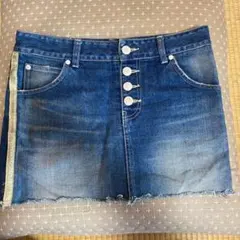 ダブルスタンダード　デニム　ミニスカート Mのサムネイル