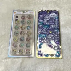 た*ね様 シマエナガ シール おはじきシール メロウアクアリウム