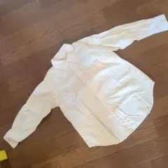 UNIQLO キッズ 長袖シャツ 120サイズ 淡い黄色 チェック柄