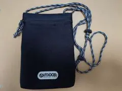 OUTDOOR PRODUCTS スマホ ポーチ ブラックのサムネイル