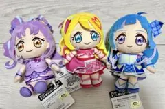 キミとアイドルプリキュア コロッとまんまるプリフェイスぬいぐるみ　セット