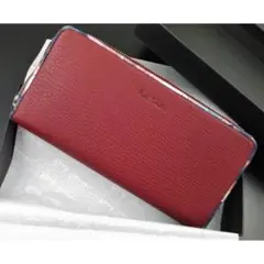 ☆ラスト1点限定☆新品☆箱付 ポールスミス 花柄デザイン 長財布 バーガンディ☆