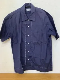 N0517-19★Paul Smith ネイビー 半袖シャツ Mサイズのサムネイル