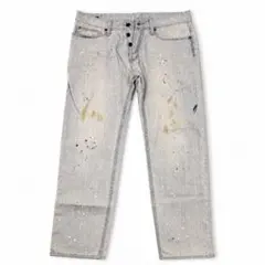 DENHAM CROP LOW CROTCH FIT ペイント加工 デニムのサムネイル