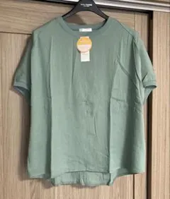 【新品】ドレスキップ 半袖カットソー 半袖Tシャツ ミントグリーン イージーケアのサムネイル