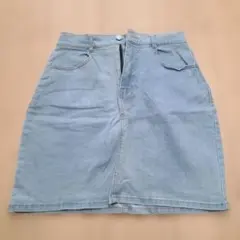 WEGO STANDARD デニムスカート Lサイズ ライトブルー