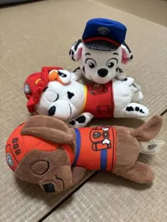 パウパトロール　ぬいぐるみ3点セット