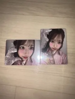 CUTIE STREET 　桜庭遥花　振袖トレカ２枚セット