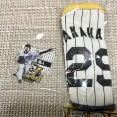 髙橋遥人　阪神タイガース アクリルスタンド 優勝記念くじ ポーチ セット