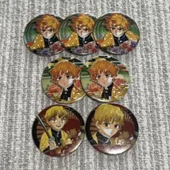 鬼滅の刃 我妻善逸 原作缶バッジ 7点