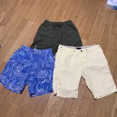 まとめ売り　ハーフパンツ　3点セット　ペイズリー