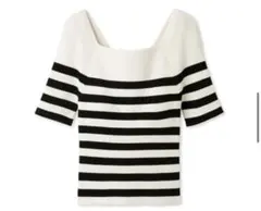 ゆ*き様 SNIDEL バックオープンリボンニットプルオーバー スナイデル