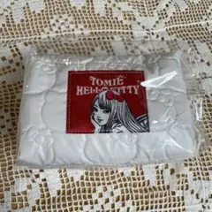 エニマイくじ　富江　ハローキティ　サンリオ　コラボ ポーチ　白色　D賞