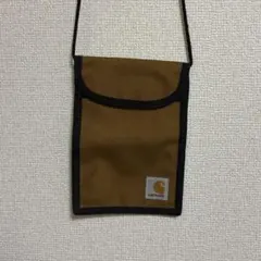 Carhartt WIP ネックポーチ サコッシュ ショルダーバッグ ブラウンのサムネイル