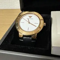 稼働 EMPORIO ARMANI 腕時計 シルバー スモセコ メンズ 3404 - メルカリ