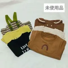 【まとめ売り】ベビー服6点セット ロンパース、Ｔシャツ他 70cm