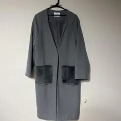 LOWRYS FARM グレー チェスターコート M