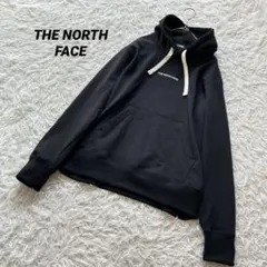 ザノースフェイス　美品パーカー　プルオーバーNT62001Aロゴ　黒ストリート系