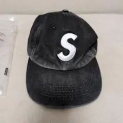 SUPREME ブラックキャップ Sロゴ