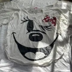 東京ディズニーリゾート ミニーフェイス ミッキーフェイス Tシャツ