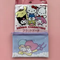 フラットポーチ　キキララ