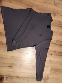 ※半額以下※　HUF グレー 長袖カットソー Mサイズ　ワッフルニット