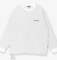 OPTSTUFF DRAWSTRING BORDER T- SHIRT Mサイズ OPTSTUFF DRAWSTRING BORDER T-SHIRT OPTSTUFF BORDER T-SHIRT xl