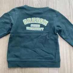 devirock トレーナー 100cm グリーン バックプリント