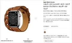 Apple Watch Hermès グルメット・ドゥブルトゥール バンド