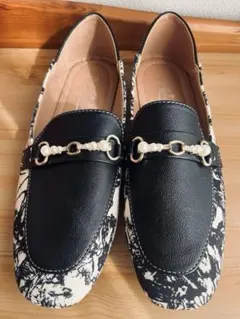 【新品】Mengshangli フラット ブリティッシュスタイルシューズ☆