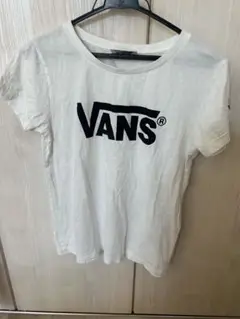 VANS ホワイト Tシャツ OFF THE WALL