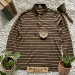 Brooks Brothers ブルックスブラザーズ 長袖 ポロシャツ M〜L