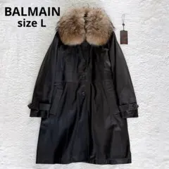 極美品 バルマン 4wayロングコート ヤギ革 タヌキファー ダウンライナー Lのサムネイル